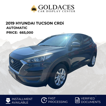 2019 HYUNDAI TUCSON 2.0L CRDI AUTOMATIC TRANSMISSION Gold Aces Car Display Center