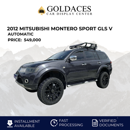2012 MITSUBISHI MONTERO SPORT GLS V 2.5L DSL AUTOMATIC TRANSMISSION Gold Aces Car Display Center