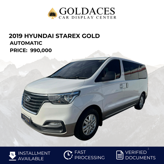 2019 HYUNDAI STAREX GOLD 2.5L CRDi AUTOMATIC TRANSMISSION Gold Aces Car Display Center