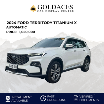 2024 FORD TERRITORY TITANIUM X 1.5L AUTOMATIC TRANSMISSION (4TKMS ONLY!) Gold Aces Car Display Center