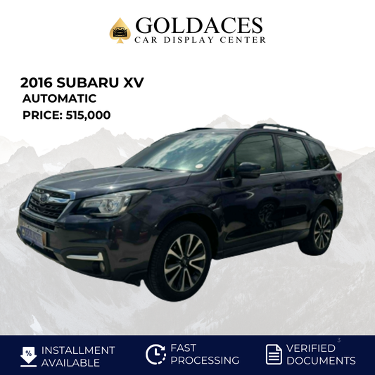 2016 SUBARU XV 2.0L AUTOMATIC TRANSMISSION Gold Aces Car Display Center