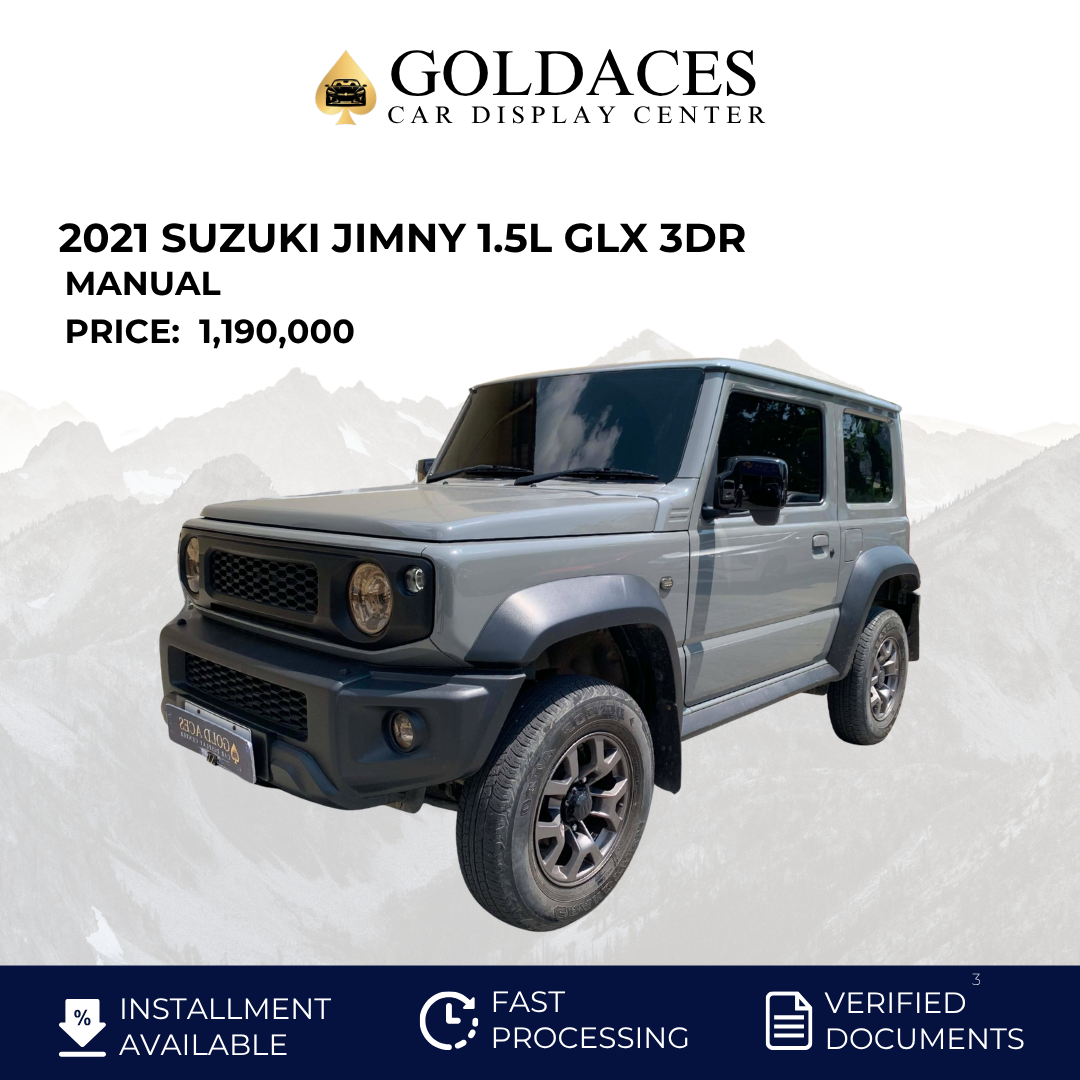 2021 SUZUKI JIMNY 1.5L GLX 3DR AUTOMATIC TRANSMISSION Gold Aces Car Display Center