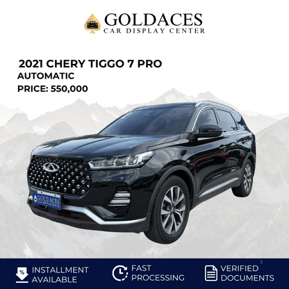 2021 CHERY TIGGO 7 PRO 1.5L AUTOMATIC TRANSMISSION Gold Aces Car Display Center