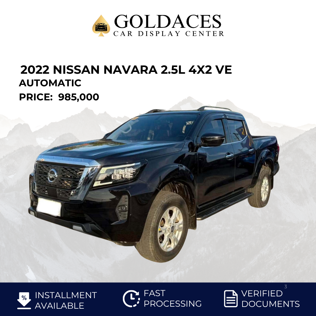 2022 NISSAN NAVARA 2.5L 4X2 VE AUTOMATIC TRANSMISSION Gold Aces Car Display Center
