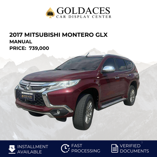 2017 MITSUBISHI MONTERO &nbsp;GLX 2.4L DSL MANUAL TRANSMISSION Gold Aces Car Display Center