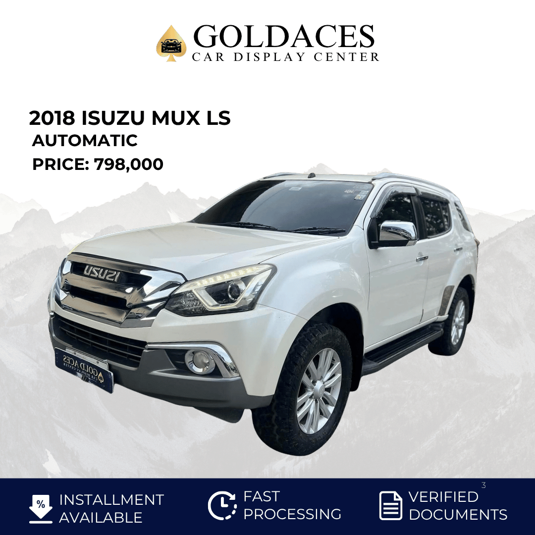 2018 ISUZU MUX LS 3.0L AUTOMATIC TRANSMISSION Gold Aces Car Display Center