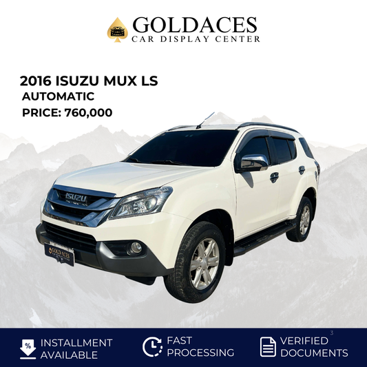 2016 ISUZU MUX LS 3.0L AUTOMATIC TRANSMISSION ISUZU