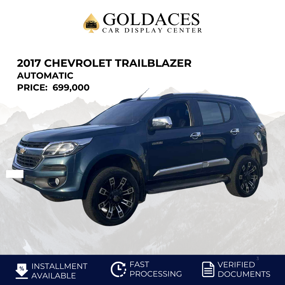2017 CHEVROLET TRAILBLAZER 2.8L 4X2 AUTOMATIC TRANSMISSION Gold Aces Car Display Center