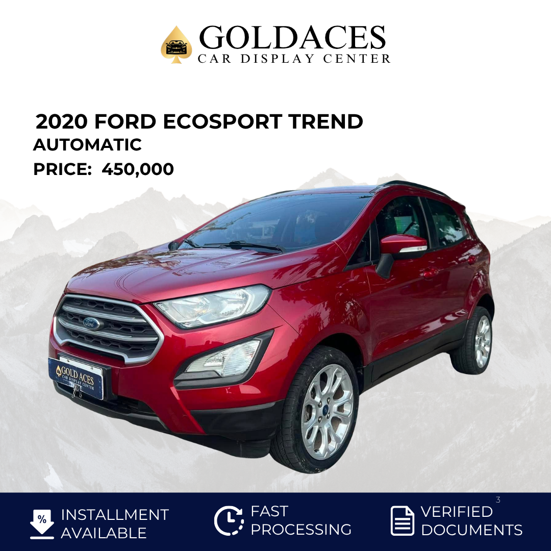 2020 FORD ECOSPORT TREND 1.5L AUTOMATIC TRANSMISSION Gold Aces Car Display Center