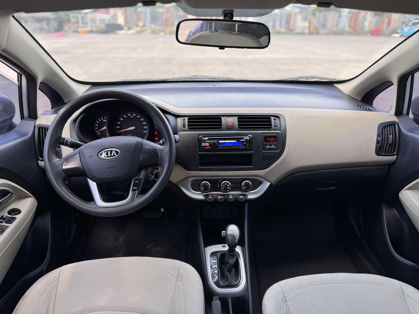 2012 KIA RIO EX 1.4 AUTOMATIC TRANSMISSION