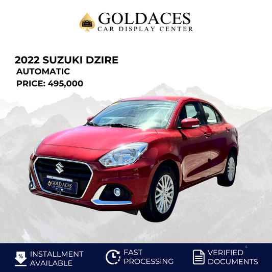 2022 SUZUKI DZIRE 1.2 GL AUTOMATIC TRANSMISSION (5TKMS ONLY!) Gold Aces Car Display Center