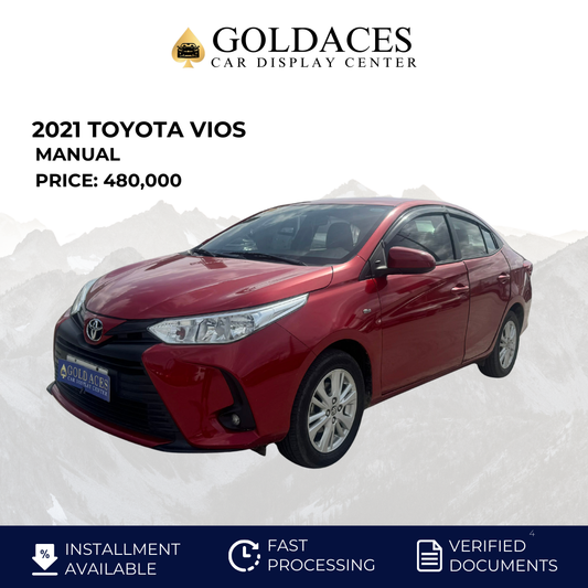 2021 TOYOTA VIOS 1.3L XLE MANUAL TRANSMISSION TOYOTA