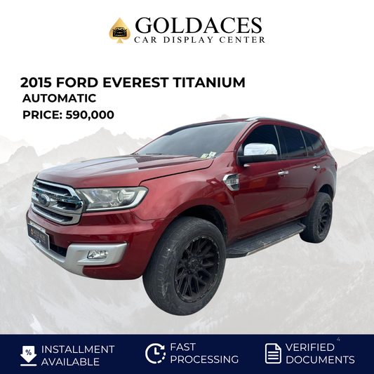 2015 FORD EVEREST TITANIUM 4X2 2.2L AUTOMATIC TRANSMISSION Gold Aces Car Display Center