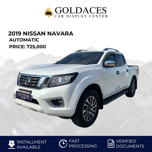 2019 NISSAN NAVARA 2.5L 4X2 EL AUTOMATIC TRANSMISSION Gold Aces Car Display Center