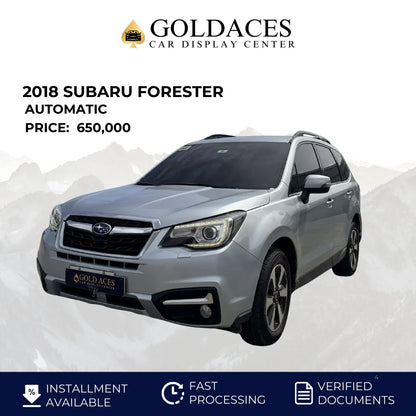 2018 SUBARU FORESTER 2.0L GAS AUTOMATIC TRANSMISSION
