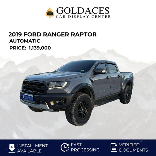2019 FORD RANGER RAPTOR 2.0L 4X4 DSL AUTOMATIC TRANSMISSION (26T KMS ONLY!) Gold Aces Car Display Center