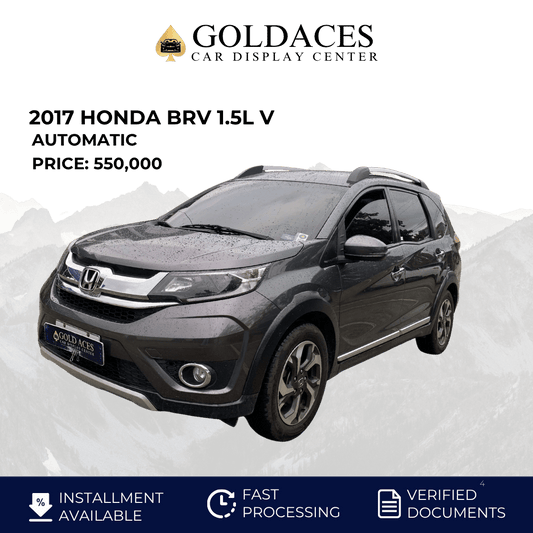 2017 HONDA BRV 1.5L V AUTOMATIC TRANSMISSION Gold Aces Car Display Center