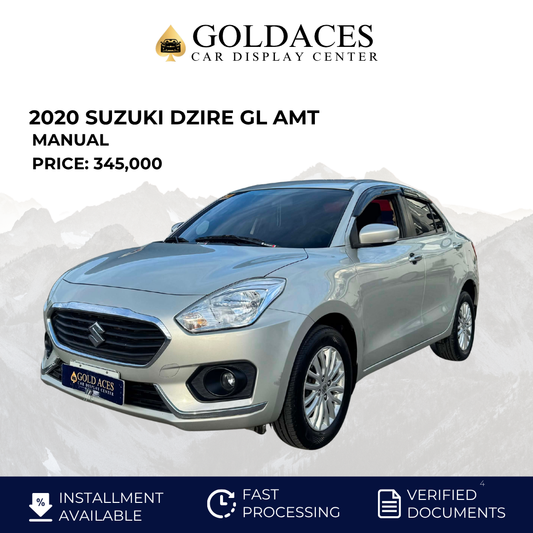 2020 SUZUKI DZIRE 1.2 GL AMT MANUAL TRANSMISSION Gold Aces Car Display Center
