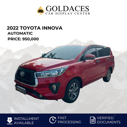 2022 TOYOTA INNOVA 2.8L E DIESEL AUTOMATIC TRANSMISSION Gold Aces Car Display Center