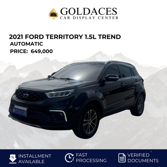 2021 FORD TERRITORY 1.5L TREND AUTOMATIC TRANSMISSION (36T KMS ONLY!) Gold Aces Car Display Center