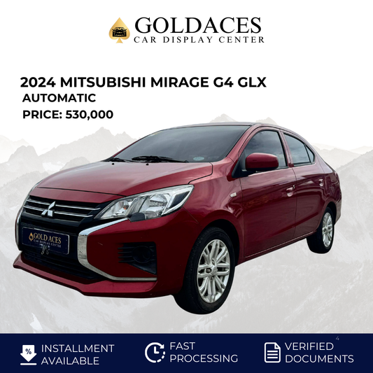 2024 MITSUBISHI MIRAGE G4 GLX 1.2L CVT AUTOMATIC TRANSMISSION (13T KMS ONLY) MITSUBISHI