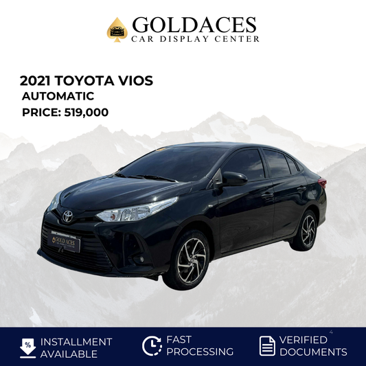 2021 TOYOTA VIOS 1.3L XLE AUTOMATIC TRANSMISSION Gold Aces Car Display Center