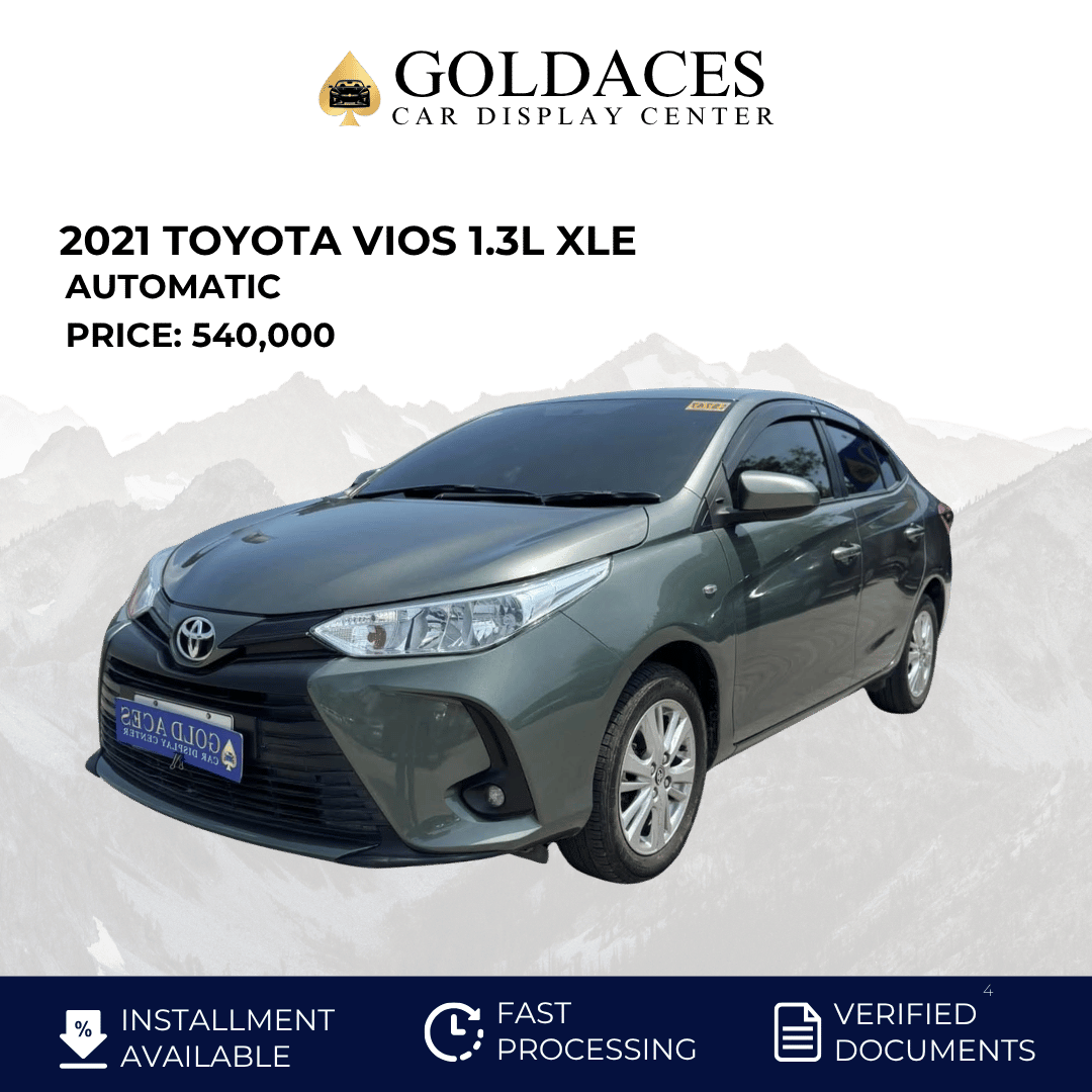 2021 TOYOTA VIOS 1.3L XLE AUTOMATIC TRANSMISSION Gold Aces Car Display Center