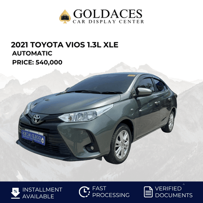 2021 TOYOTA VIOS 1.3L XLE AUTOMATIC TRANSMISSION Gold Aces Car Display Center
