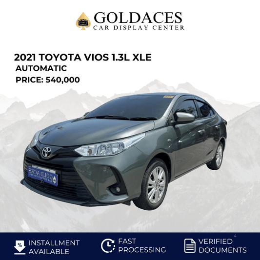 2021 TOYOTA VIOS 1.3L XLE AUTOMATIC TRANSMISSION Gold Aces Car Display Center