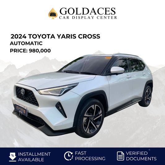 2024 TOYOTA YARIS CROSS 1.5L V AUTOMATIC TRANSMISSION Gold Aces Car Display Center