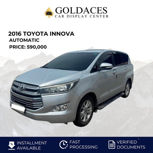 2016 TOYOTA INNOVA 2.8L G DSL AUTOMATIC TRANSMISSION Gold Aces Car Display Center