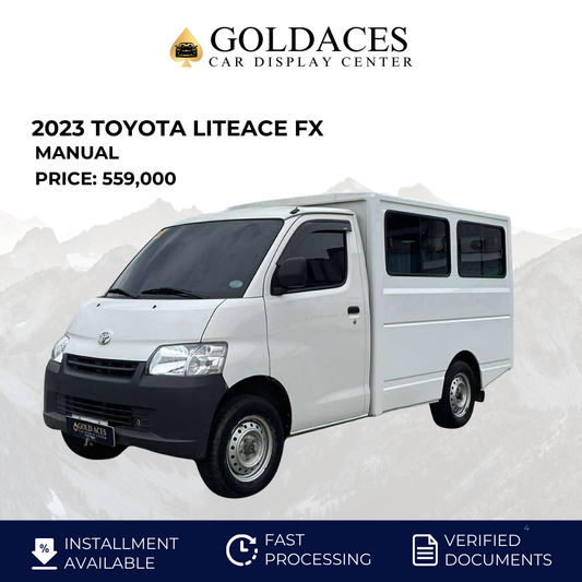 2023 TOYOTA LITEACE FX 1.5L MANUAL TRANSMISSION Gold Aces Car Display Center