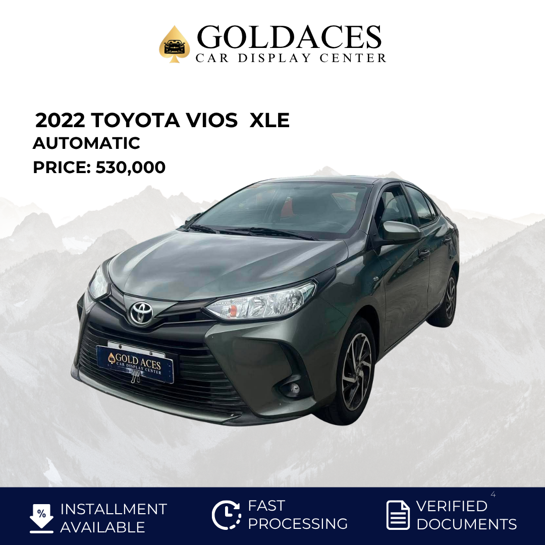 2022 TOYOTA VIOS 1.3L XLE AUTOMATIC TRANSMISSION Gold Aces Car Display Center