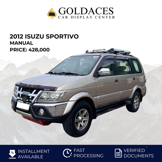 2012 ISUZU SPORTIVO 2.5L MANUAL TRANSMISSION ISUZU