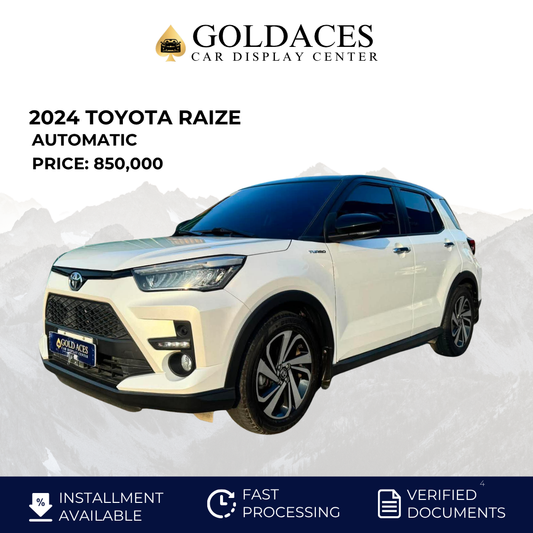 2024 TOYOTA RAIZE 1.0L TURBO AUTOMATIC TRANSMISSION Gold Aces Car Display Center