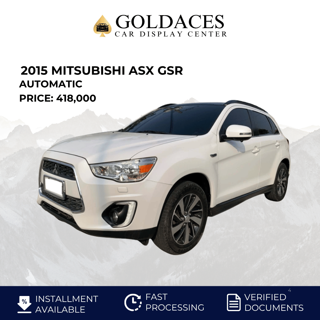 NEW ARRIVAL! 2015 MITSUBISHI ASX GSR 2.0L AUTOMATIC TRANSMISSION Gold Aces Car Display Center