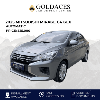 2025 MITSUBISHI MIRAGE G4 GLX 1.2L CVT AUTOMATIC TRANSMISSION Gold Aces Car Display Center