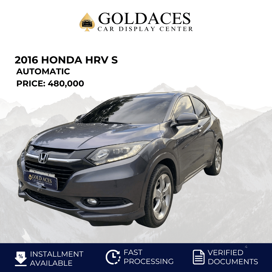 2016 HONDA HRV S 1.8L AUTOMATIC TRANSMISSION Gold Aces Car Display Center