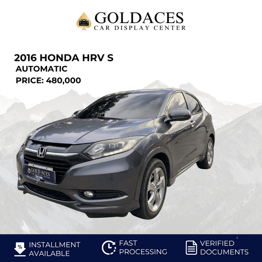 2016 HONDA HRV S 1.8L AUTOMATIC TRANSMISSION Gold Aces Car Display Center