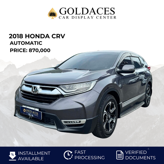 2018 HONDA CRV 1.6L TURBO DIESEL 4X2 AUTOMATIC TRANSMISSION Gold Aces Car Display Center