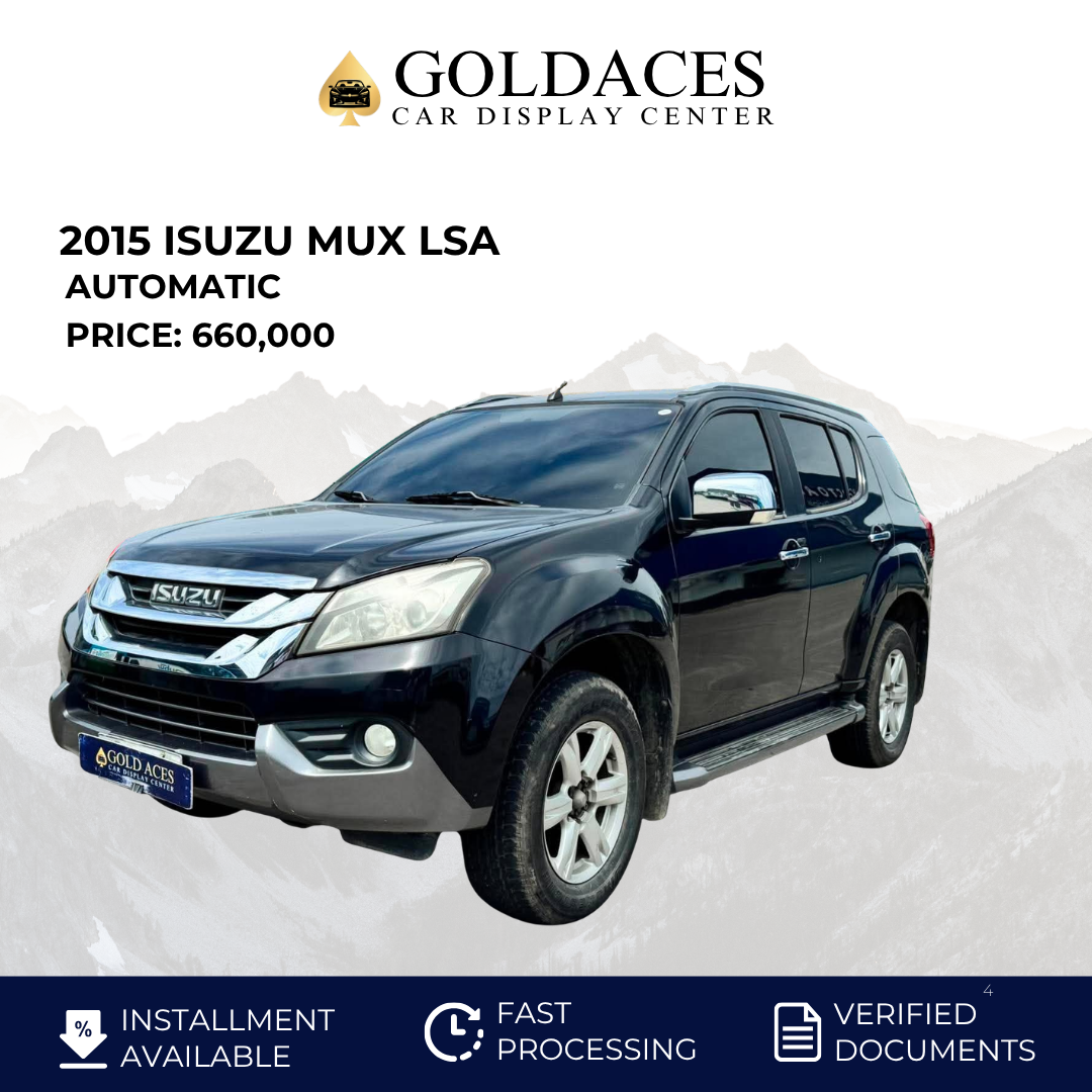 2015 ISUZU MUX LSA 2.4 AUTOMATIC TRANSMISSION Gold Aces Car Display Center
