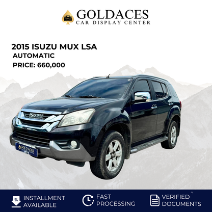 2015 ISUZU MUX LSA 2.4 AUTOMATIC TRANSMISSION Gold Aces Car Display Center