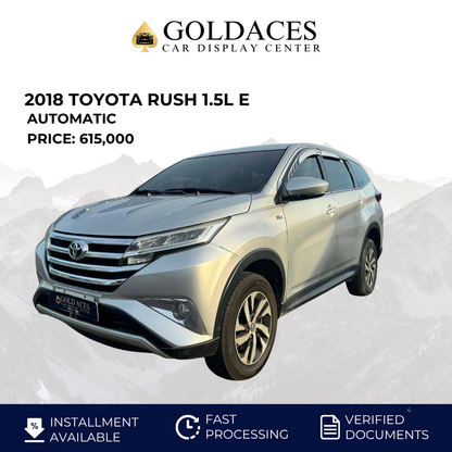2018 TOYOTA RUSH 1.5L E AUTOMATIC TRANSMISSION Gold Aces Car Display Center