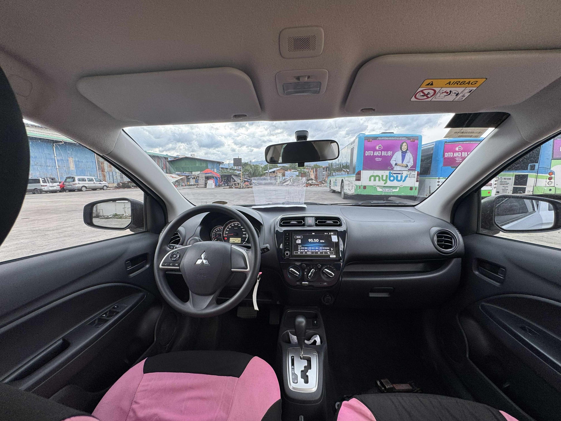 2024 MITSUBISHI MIRAGE G4 GLX 1.2L AUTOMATIC TRANSMISSION Gold Aces Car Display Center