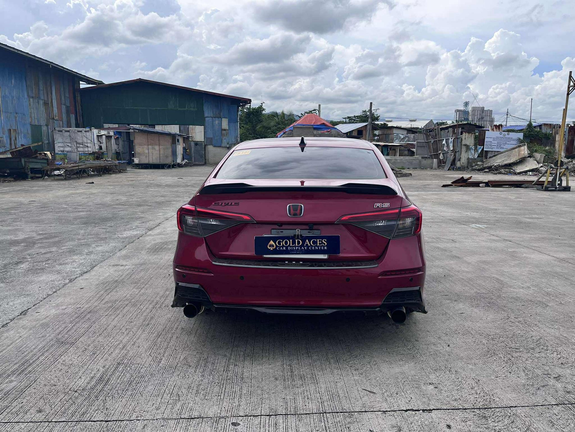 2022 HONDA CIVIC 1.5L RS TURBO AUTOMATIC TRANSMISSION Gold Aces Car Display Center