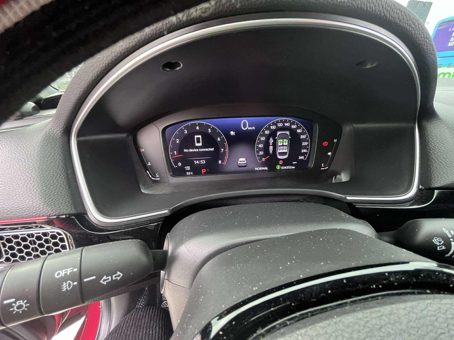 2022 HONDA CIVIC 1.5L RS TURBO AUTOMATIC TRANSMISSION Gold Aces Car Display Center