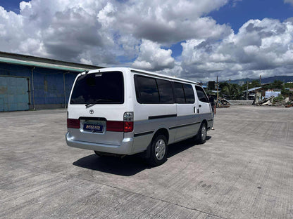 2001 TOYOTA HIACE COMMUTER 3.0L DSL MANUAL TRANSMISSION&nbsp; Gold Aces Car Display Center