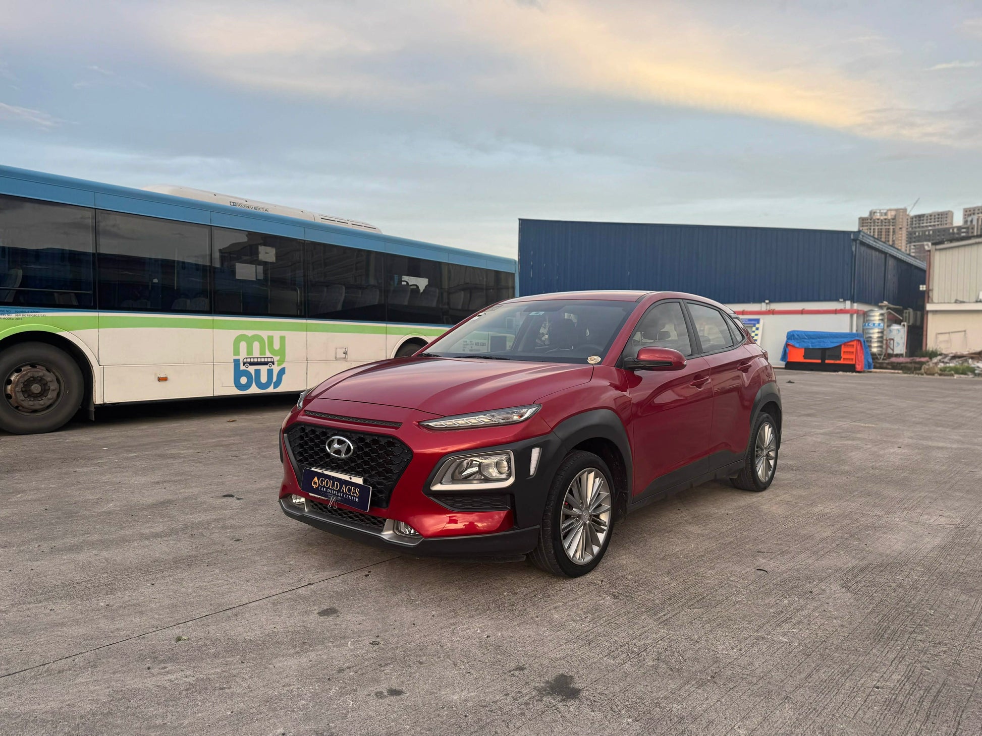 2020 HYUNDAI KONA GLS 2.0L GAS AUTOMATIC TRANSMISSION Gold Aces Car Display Center