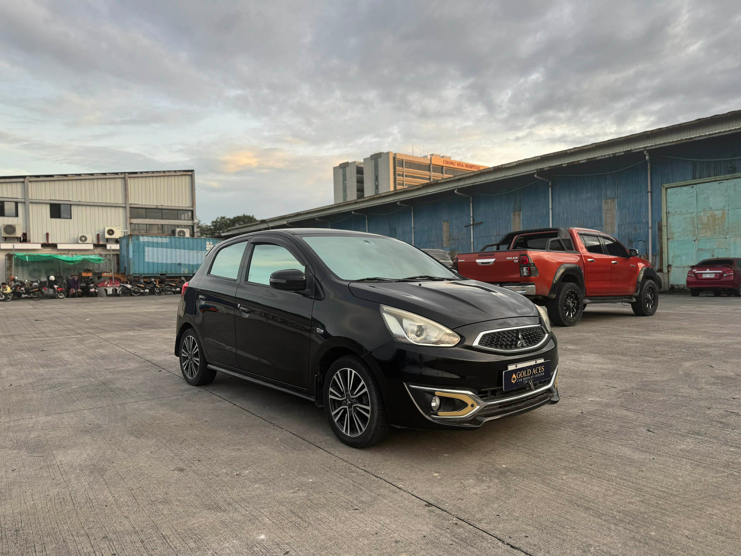 2017 MITSUBISHI MIRAGE HB GLS 1.2L AUTOMATIC TRANSMISSION Gold Aces Car Display Center