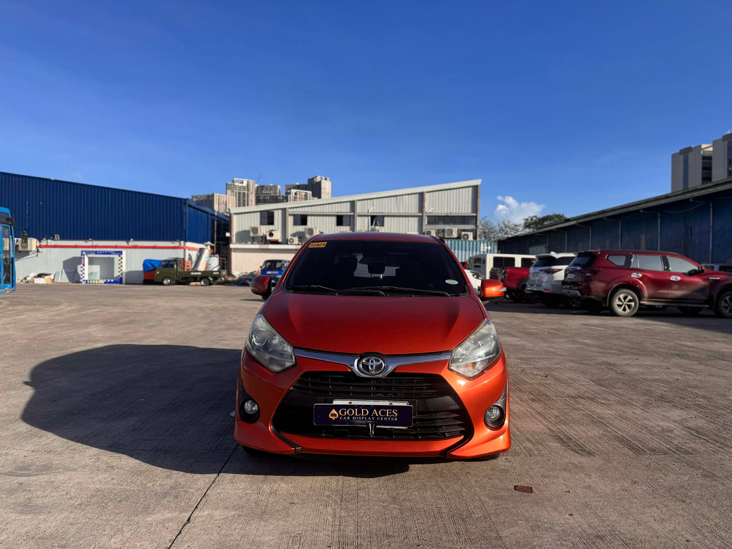 2018 TOYOTA WIGO G 1.0L AUTOMATIC TRANSMISSION Gold Aces Car Display Center